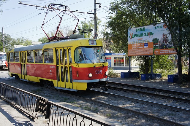 červená tramvaj